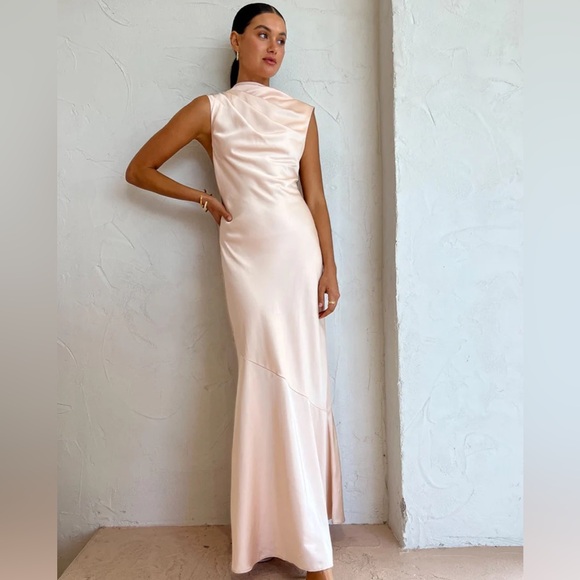 chinese dress ladies Significant Other Lana Maxi Dress in Ballet Pink  Hills Shire Hire